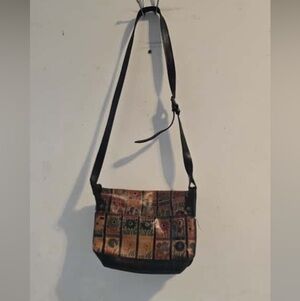 Patricia Nash Brown and Black Crossbody Bag